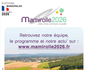 Sortie des Flyers « Mamirolle 2026 »